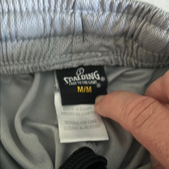 3 pair - Spalding Athletic Shorts - 2 Black/1 Gray - Picture 8 of 15